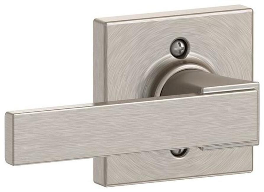 Schlage F170-NBK-COL Northbrook Nickel Dummy Door Knob Non-Turning Single Side