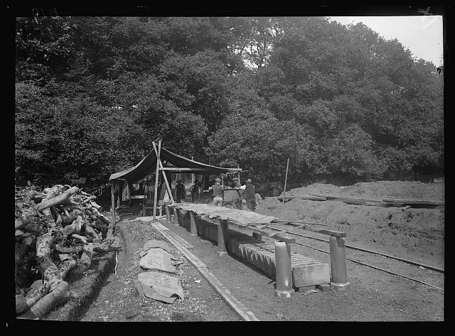 Photo:Sarisbury England 1919 U.S. Army Base Hospital 40 Construction Camp