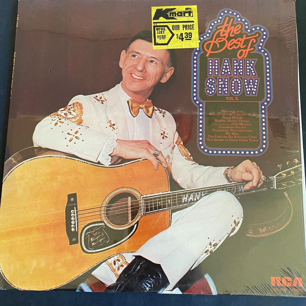 Hank Snow – The Best of Vol. II LP Record 1972 RCA Victor Country 33⅓ RPM
