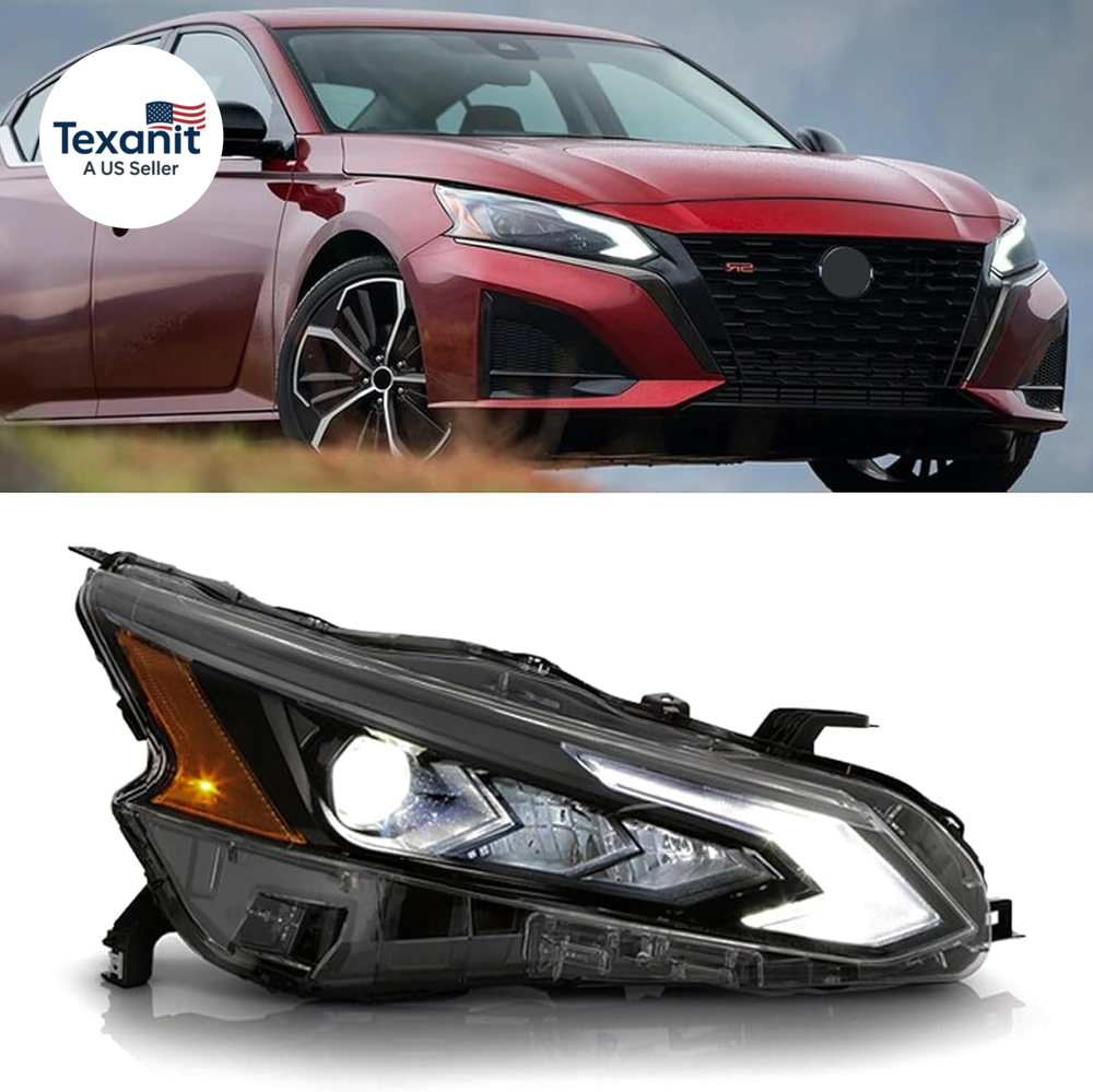 For Altima Full LED Headlight Assembly Compatible with 2023 2024 2025 Nissan Alt
