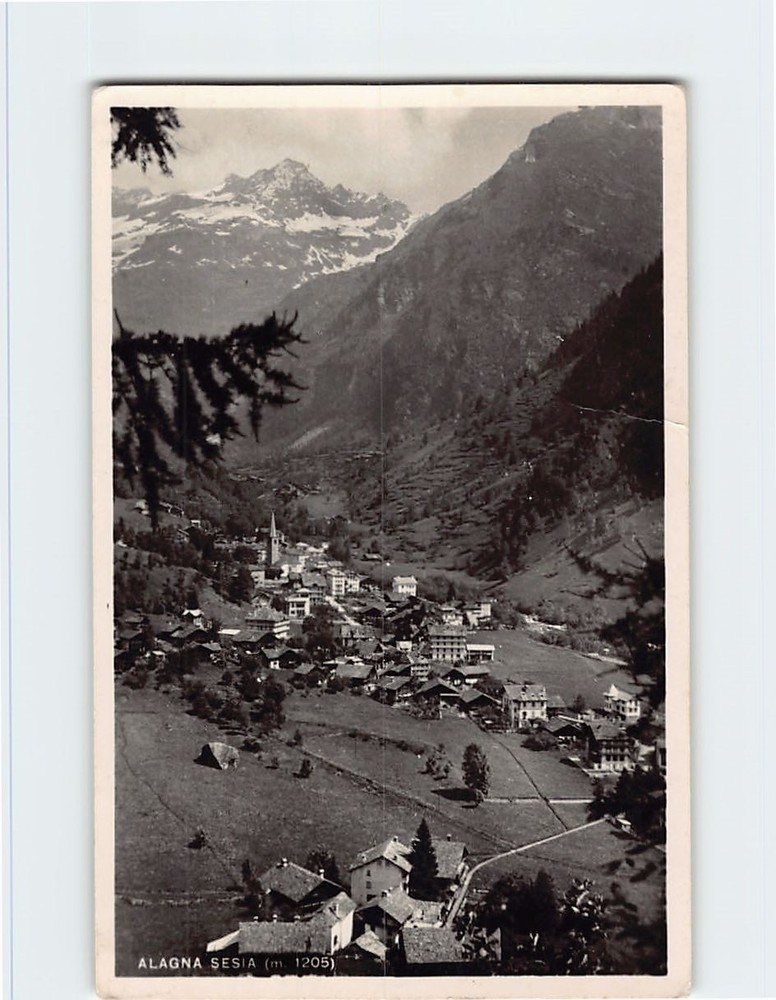 Postcard Alagna Valsesia Italy
