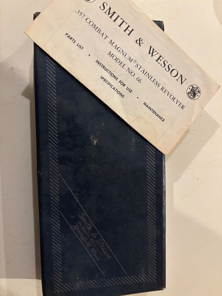 Smith & Wesson Model 66 Box 4” 357 magnum Vintage model 66 no dash K frame
