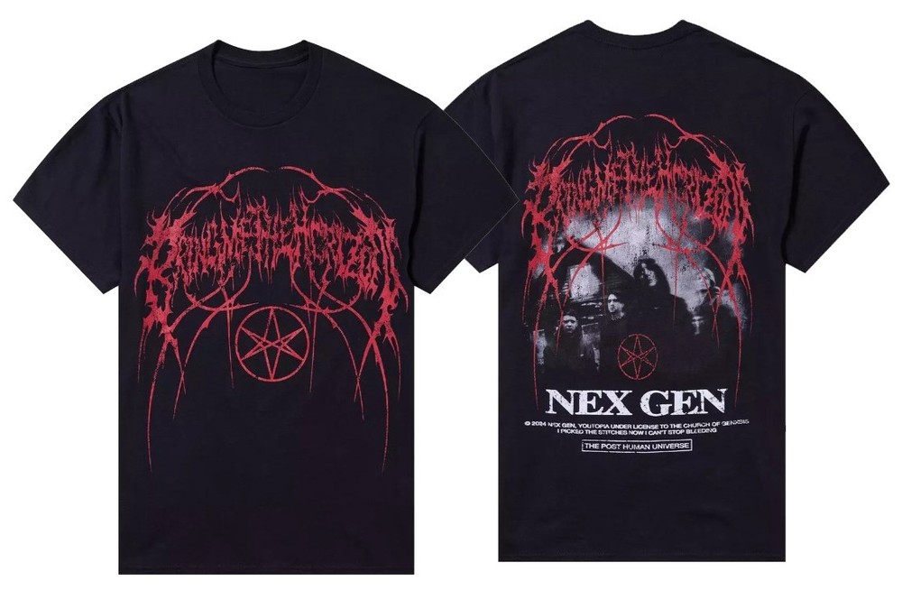 Bring Me The Horizon Post Human Nex Gen Pentagram T-Shirt Size S-5XL