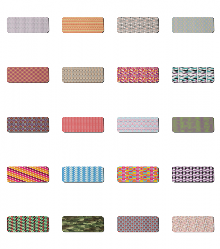 Ambesonne Geometric Funky Rectangle Non-Slip Mousepad, 31