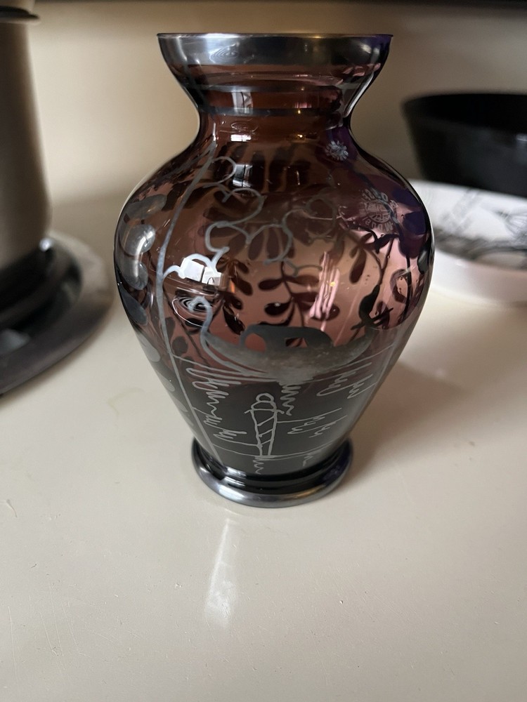Amethyst Glass Vase