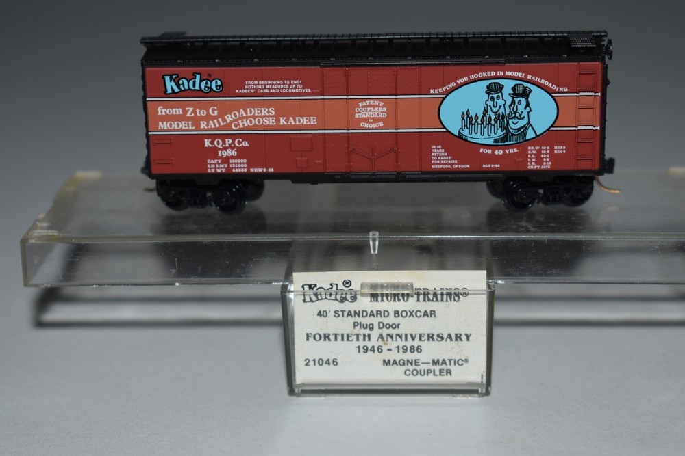N Scale Kadee 21046 Kadee 40th Anniversary 40' Single Door Boxcar C56863