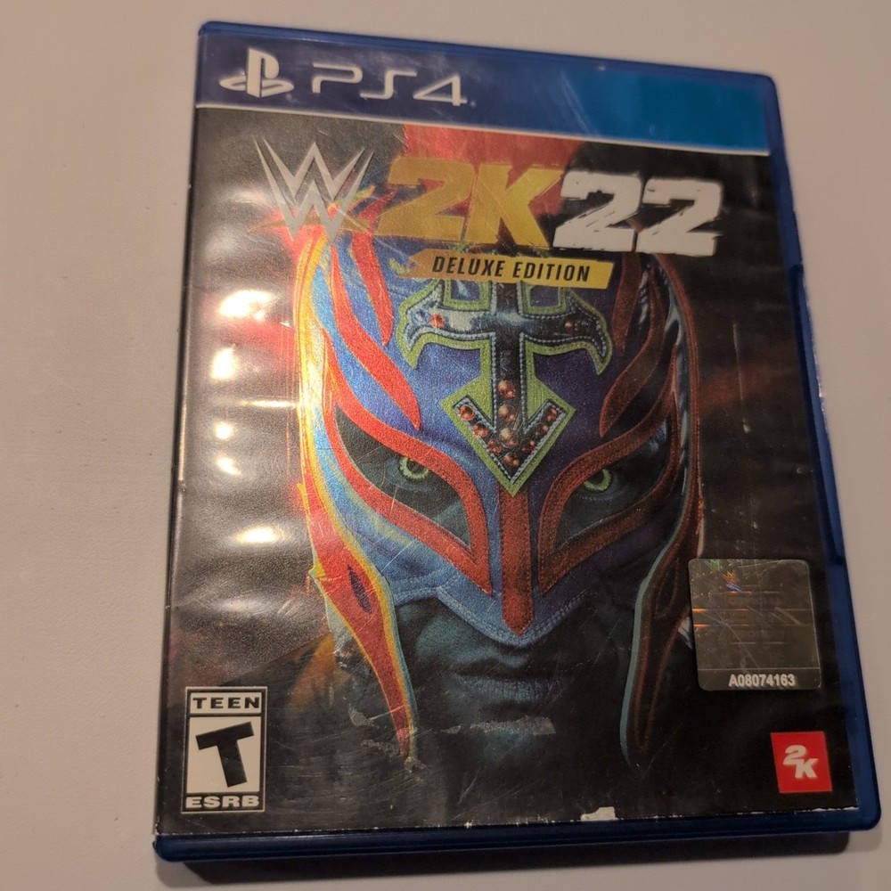 WWE 2K22 [Deluxe Edition] (Sony PlayStation 4 PS4, 2022) Tested And Working Nice