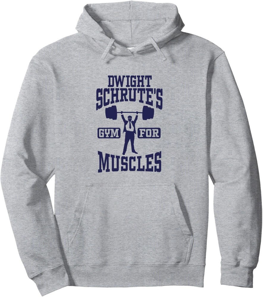 The Office Dwight's Gym for Muscles Pullover Hoodie