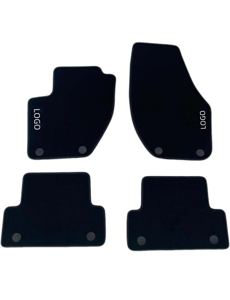 Volvo V40 2013-2019 Premium Velour Floor Mats Waterproof Durable Car Carpets