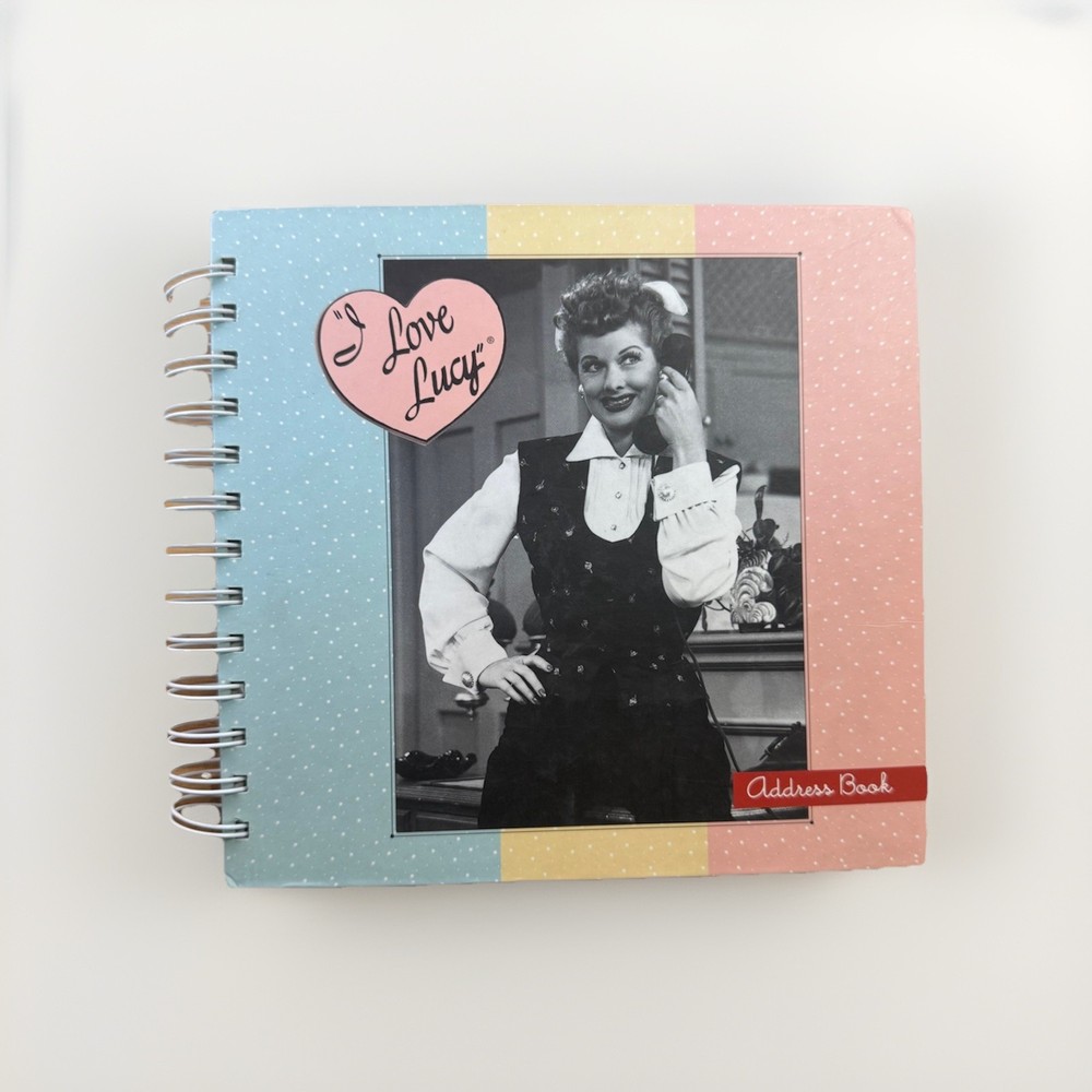 I LOVE LUCY SQUARE ADDRESS BOOK By Abbeville Press