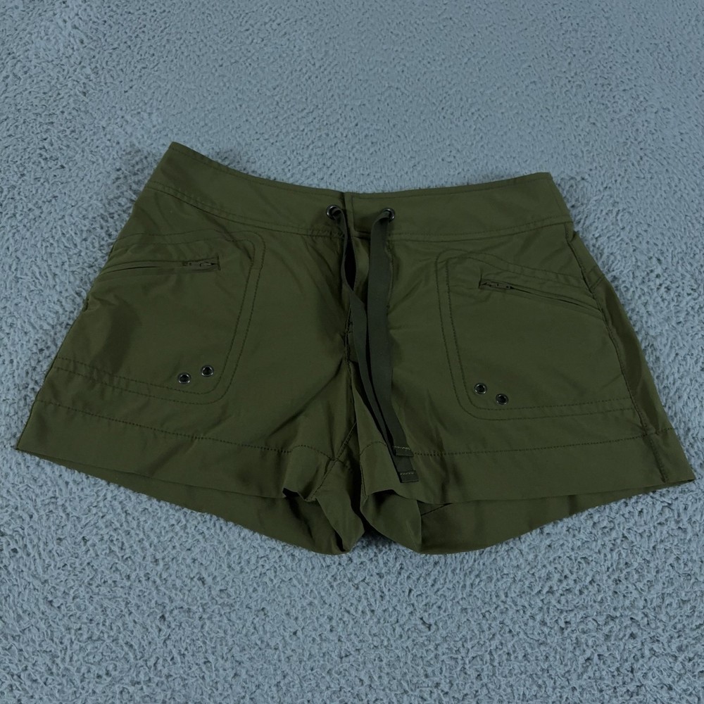 Athleta Shorts Womens 2 Green Breeze Swim Nylon 4