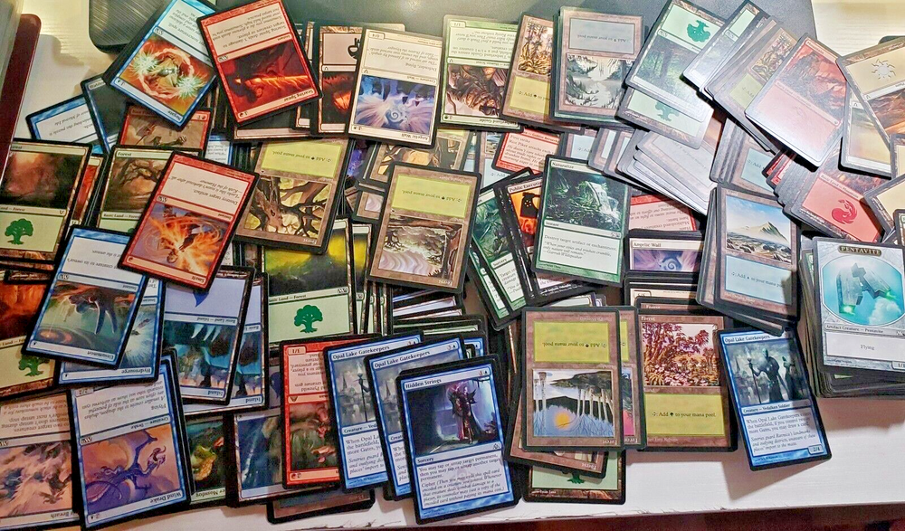 Magic the Gathering cards lot of 380 Mixed lot and stack of promo cards