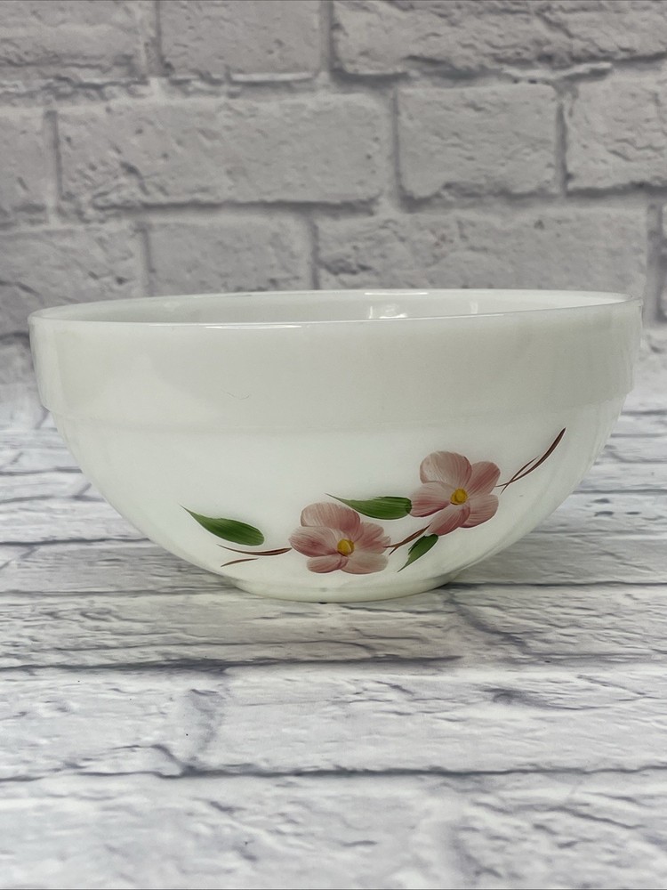Vintage Fire King Peach Blossom 7.5