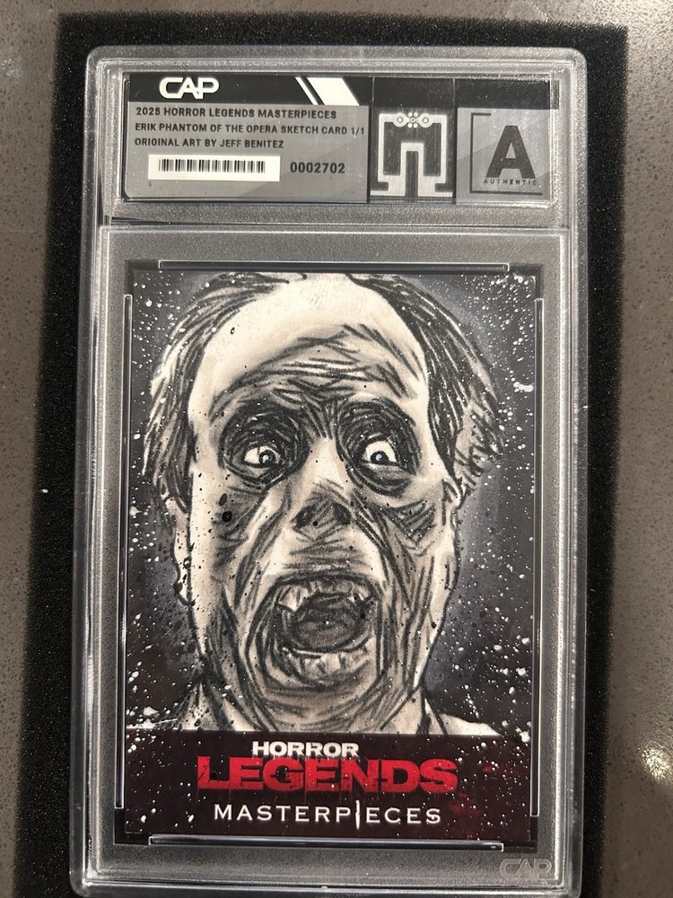 Jeff Benitez Artist Sketch Card  1/1 Horror Legends Masterpieces   Card