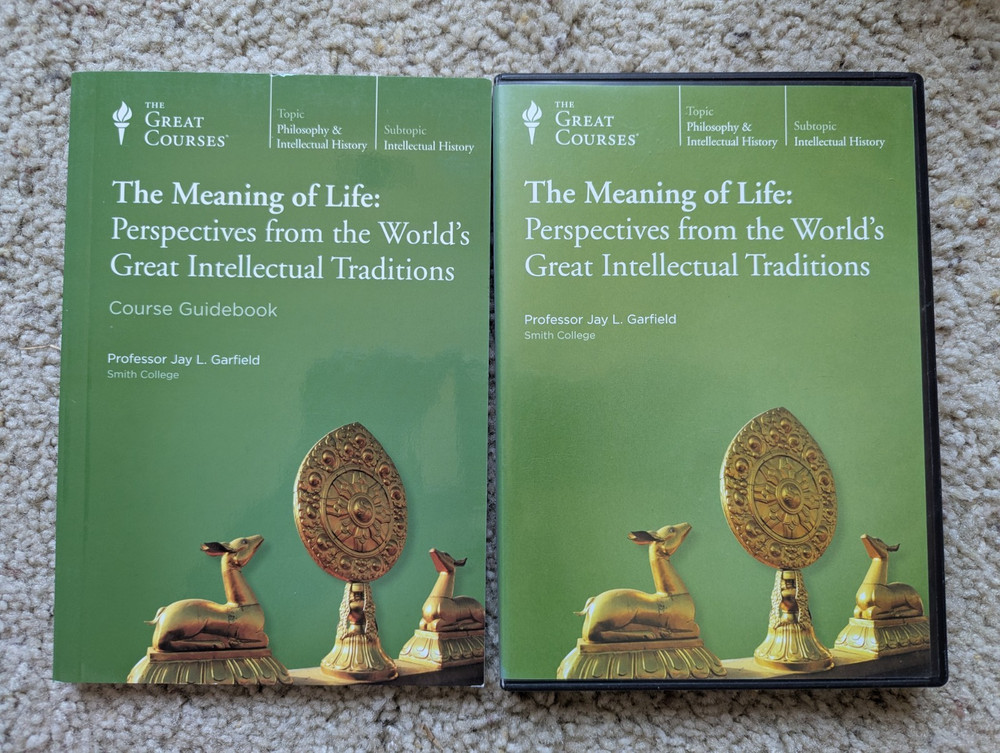 Great Courses: Meaning of Life: Perspectives from the.... 6 DVDs and Guidebook