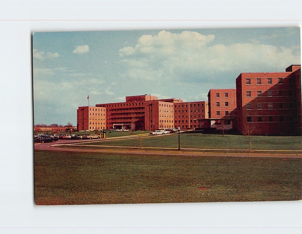 Postcard US Veterans Hospital Brockton Massachusetts USA
