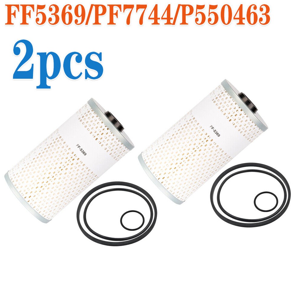 2pcs FF5369 PF7744 P550463 FUEL FILTER For CUMMINS DETROIT DIESEL FREIGHTLINER