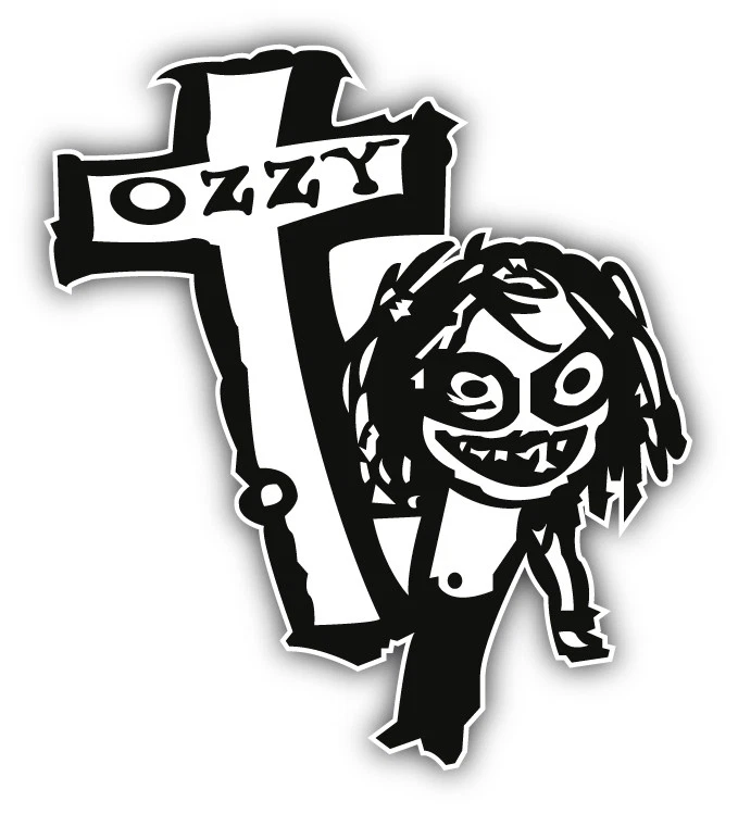 Ozzy Osbourne Vinyl Decal Sticker 04 Rock Music Fan Gift