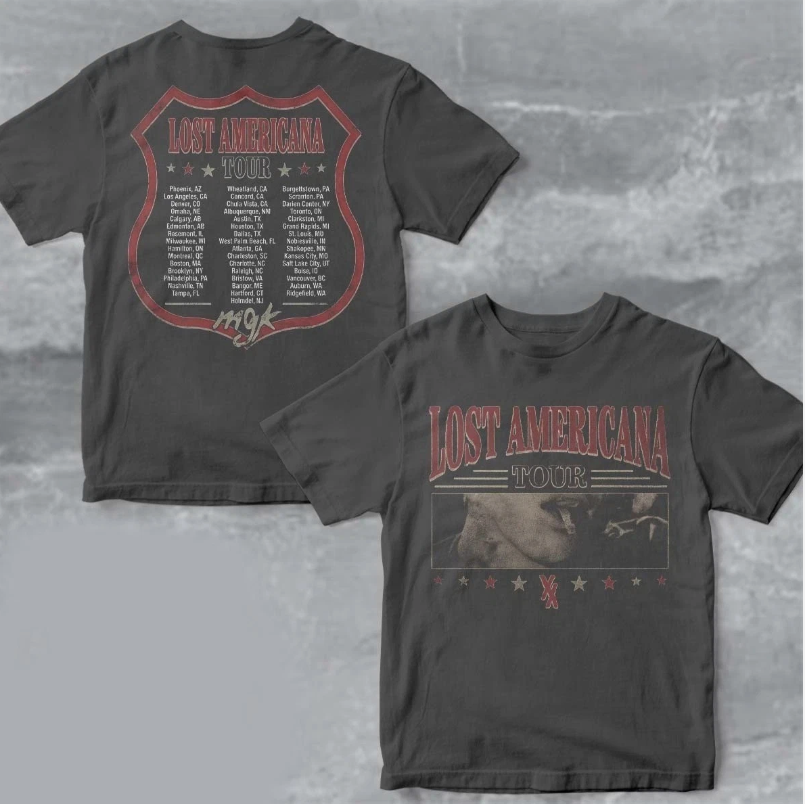 Hot!! Machine Gun Kelly MGK Lost Americana Tour 2026 T-Shirt