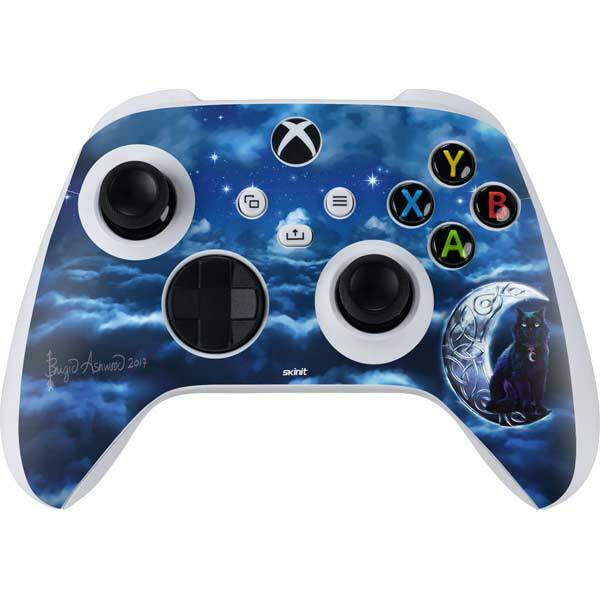 Fantasy & Dragons Xbox Series S Controller Skin - Celtic Black Cat