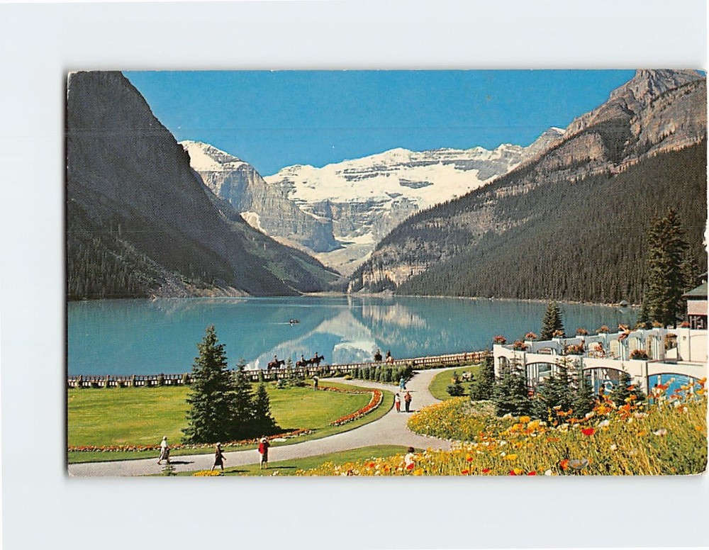 Postcard Lake Louise Banff National Park Alberta Canada