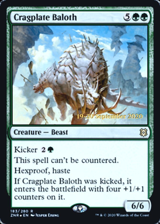 Pre-Release Promos - Cragplate Baloth - Foil - Prerelease Promo