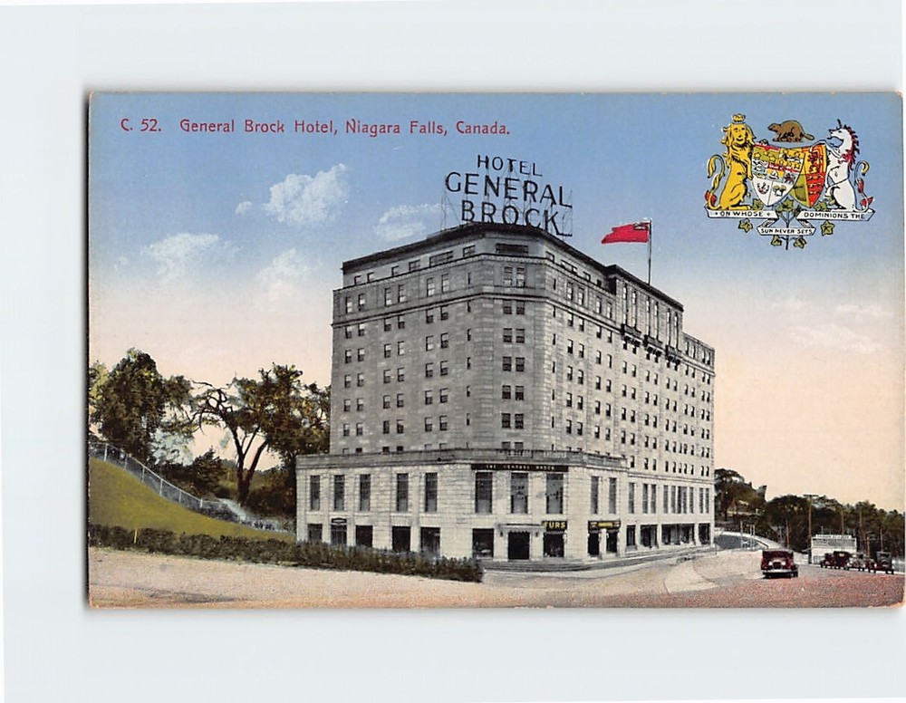 Postcard General Brock Hotel Niagara Falls Canada