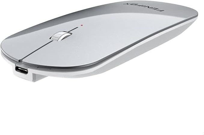 FENIFOX Ultra-Thin Portable Bluetooth Optical Mini Mouse with Battery