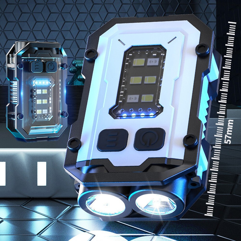 High Bright Flashlight USB Charging Emergency Work Light 180LM for Night Running