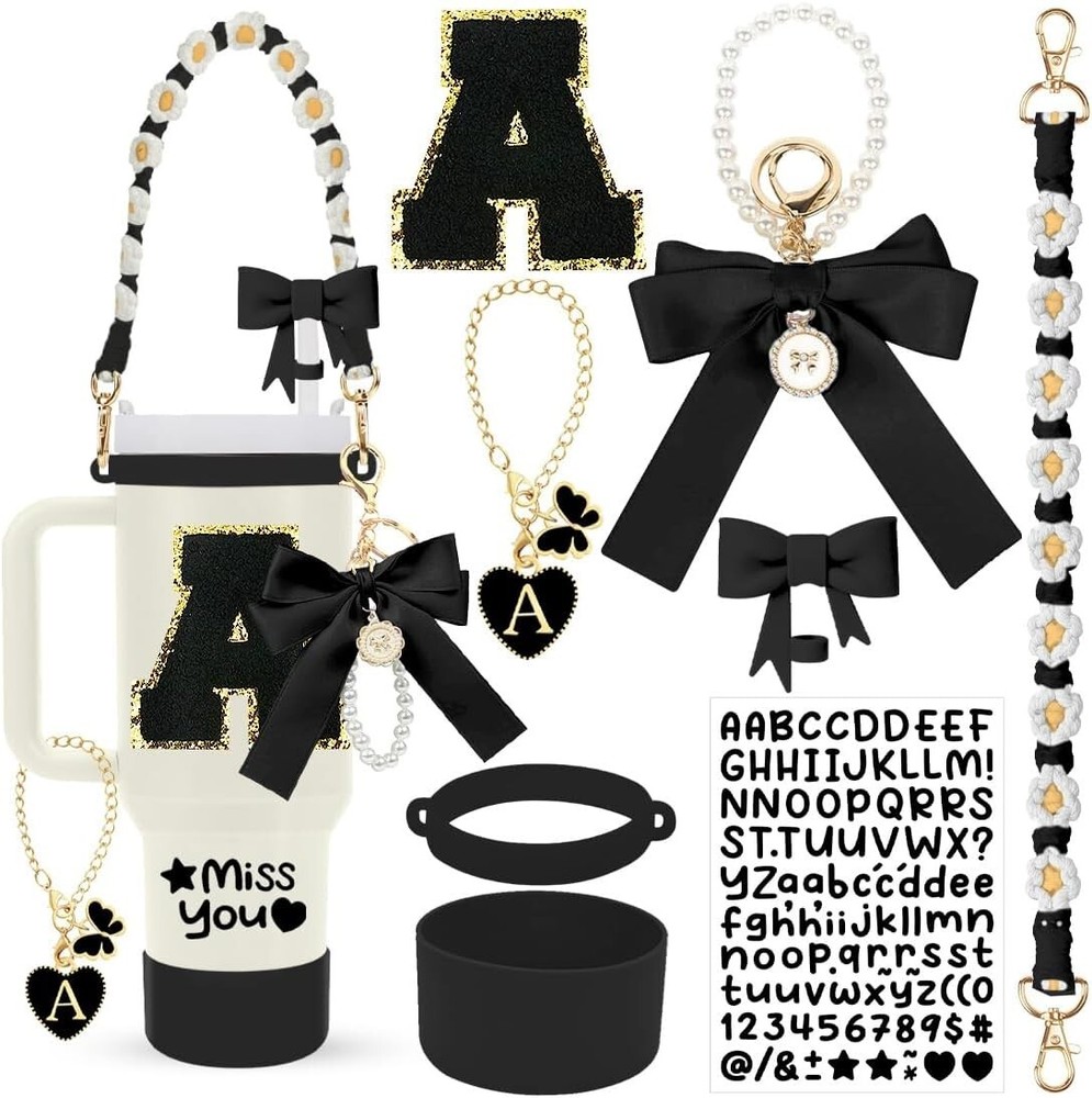 8Pcs Stanley Cup 40 30oz Insulated Sleeve Travel Cup Holder Accessories Set