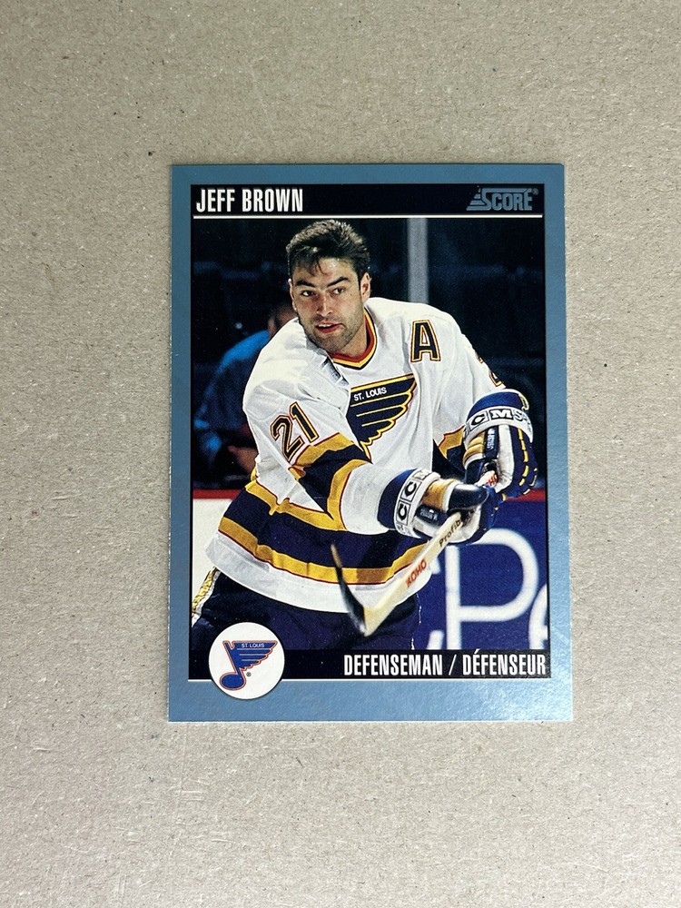 1992-93 Score Canadian Hockey #220 Jeff Brown
