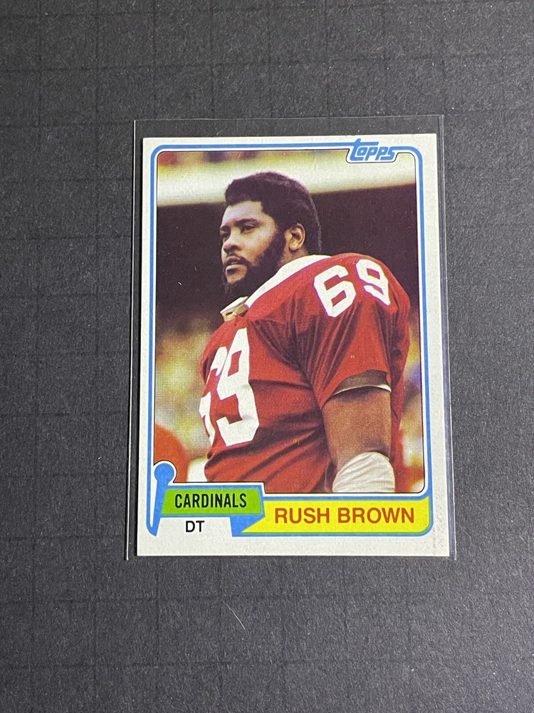1981 Topps Rush Brown Card #54 - St. Louis Cardinals