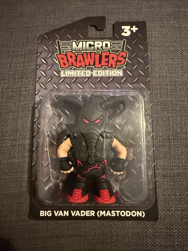 Big Van Vader (Mastodon) Limited Edition Micro Brawlers New On Card WWF WCW ECW