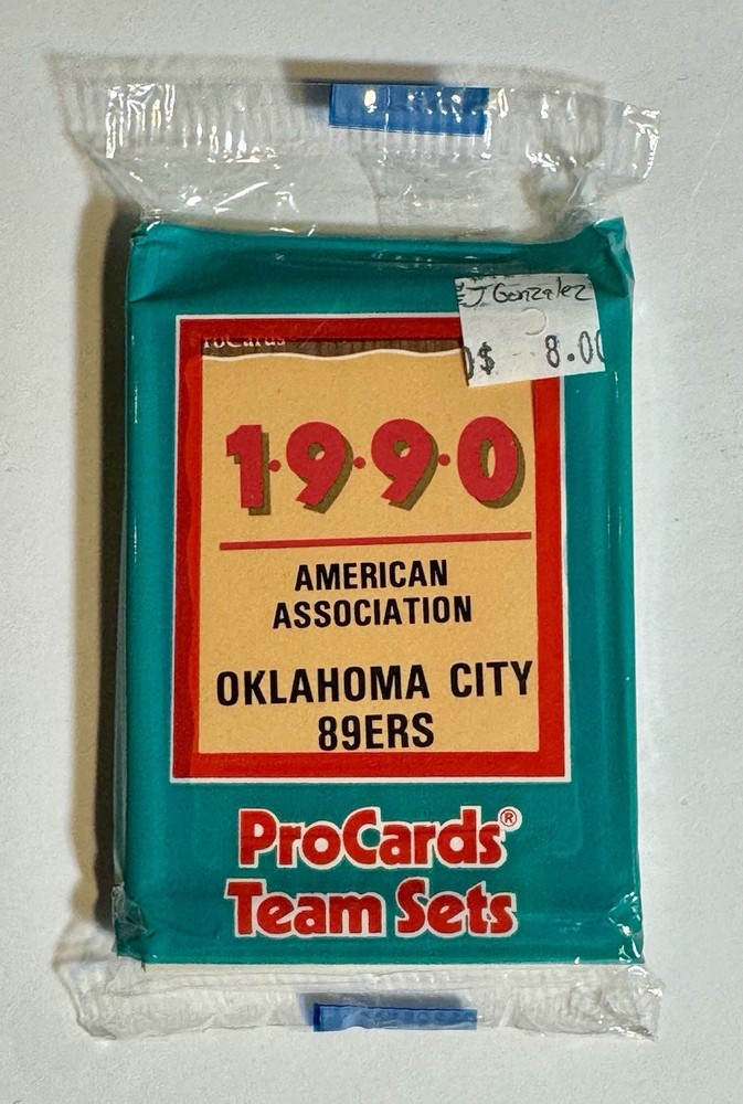 1990 Oklahoma City 89ers Sealed Team Set ProCards Juan Gonzalez Dean Palmer