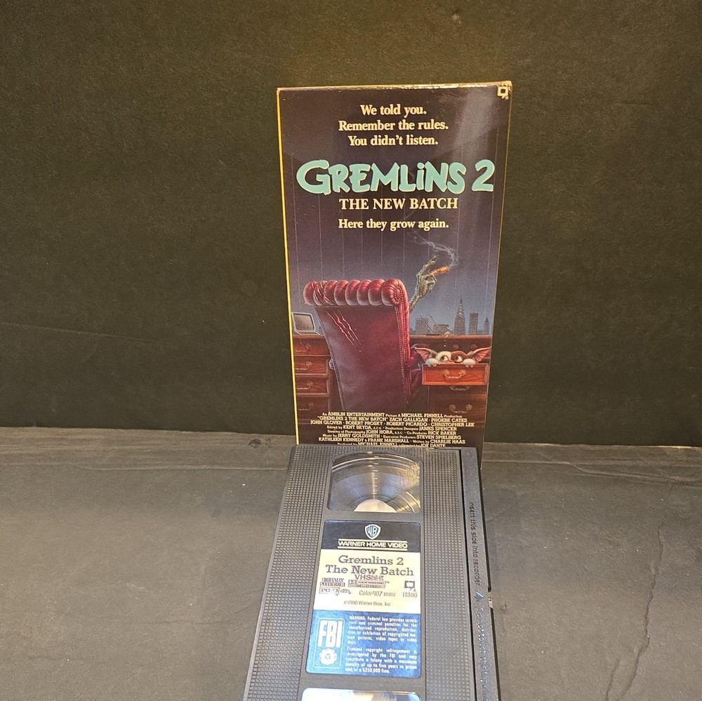 Gremlins 2 - The New Batch VHS Tape 1990! # 29