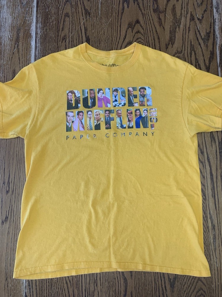 Dunder Mifflin Paper Company The Office Adult Graphic T-Shirt Large