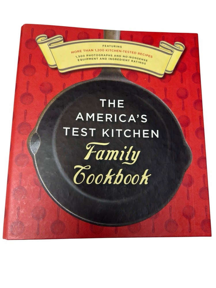 The America’s Test Kitchen Family Cookbook 3 Ring Binder Illustrated Recipes