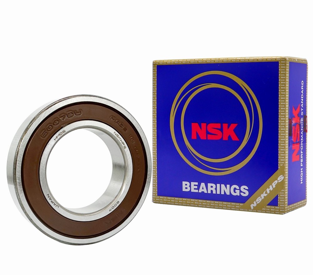 NSK Brand 6007DDU 6007-2RS 6007RS 35X62X14MM Double Rubber Seal Ball Bearings