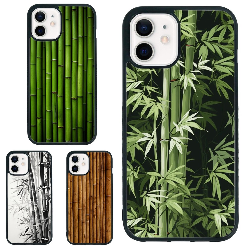 bamboo chinese motifs For iPhone XS XR 6 7 8 Plus SE 2nd 3rd Anti scratch Cover