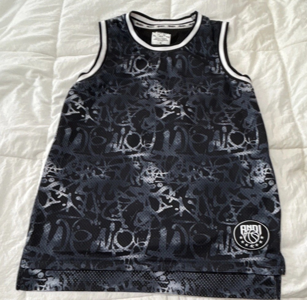 AND1 Boy’s Free-Throw Basketball Jersey. 14/16.