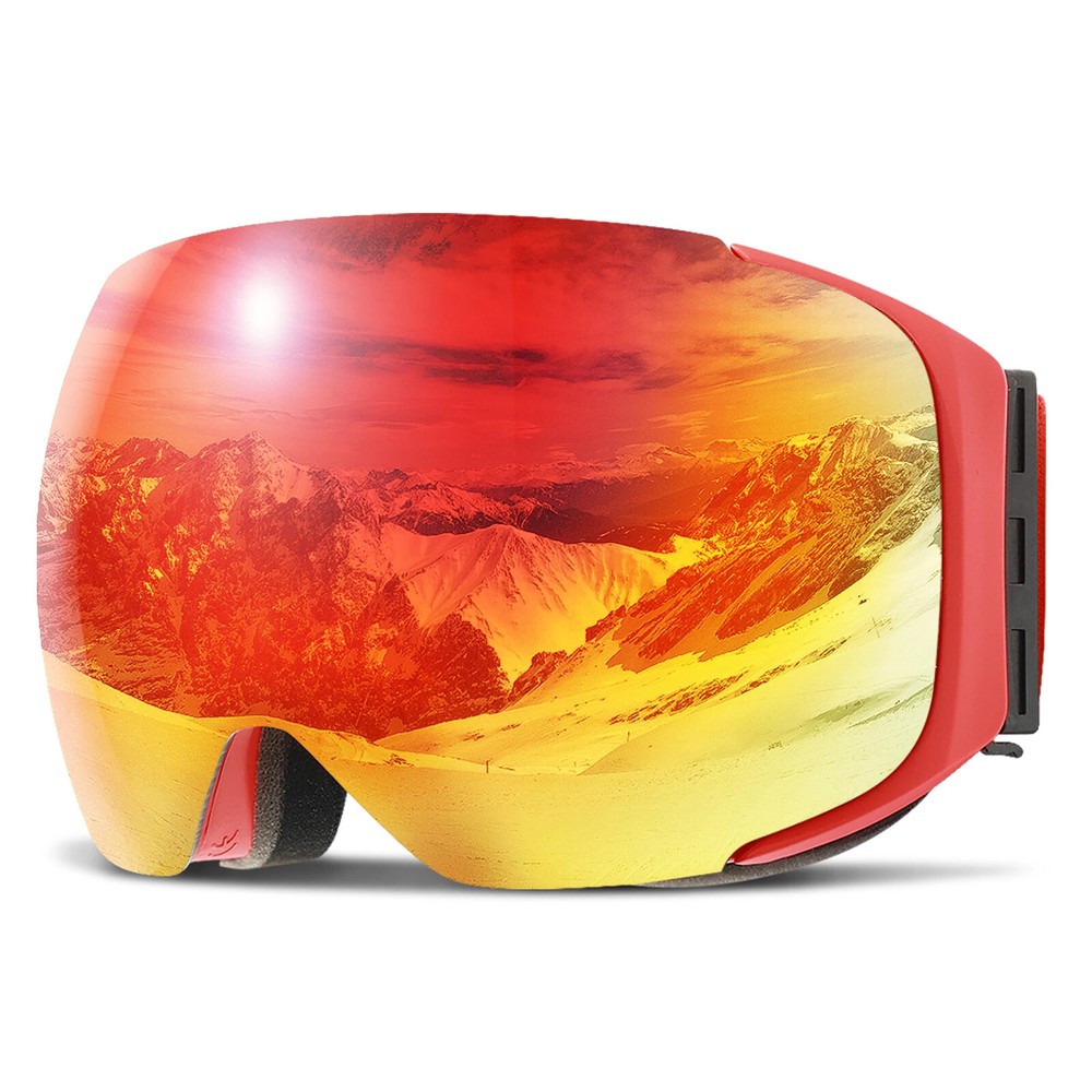Magnetic Ski Goggles Men Women UV400 Protection Anti-Fog Ski Mask Outdoor Sport