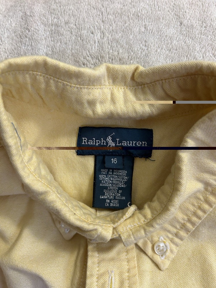 Kids Polo Ralph Lauren Classic Button-down Shirt, Size 16