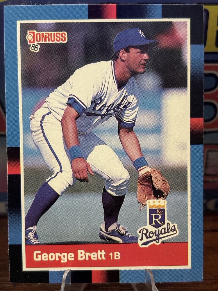 1988 Donruss - George Brett #102 Solid Blue Upper Left Corner