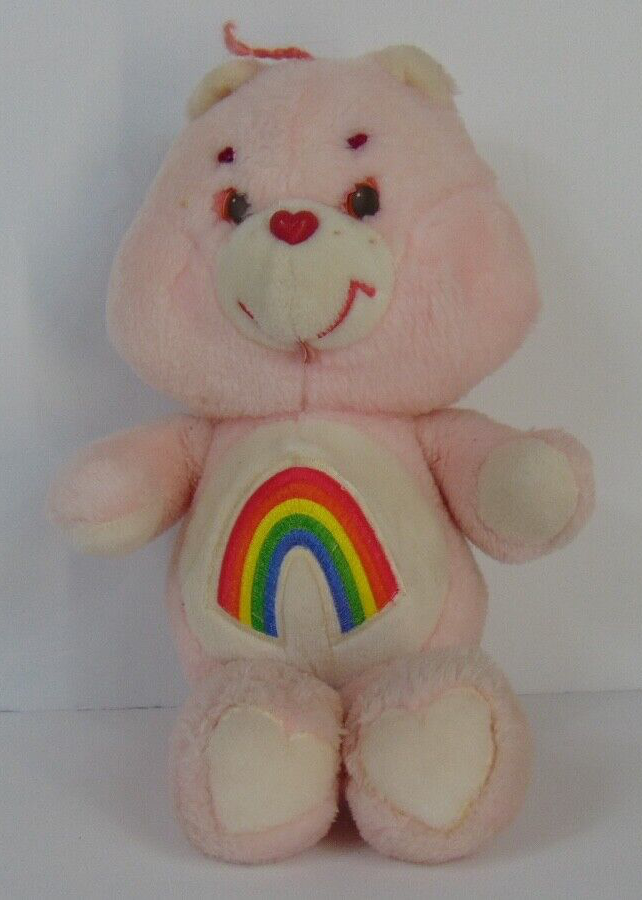 Vintage 1983 Care Bears Cheer Bear Plush 14” American Greetings Kenner Original