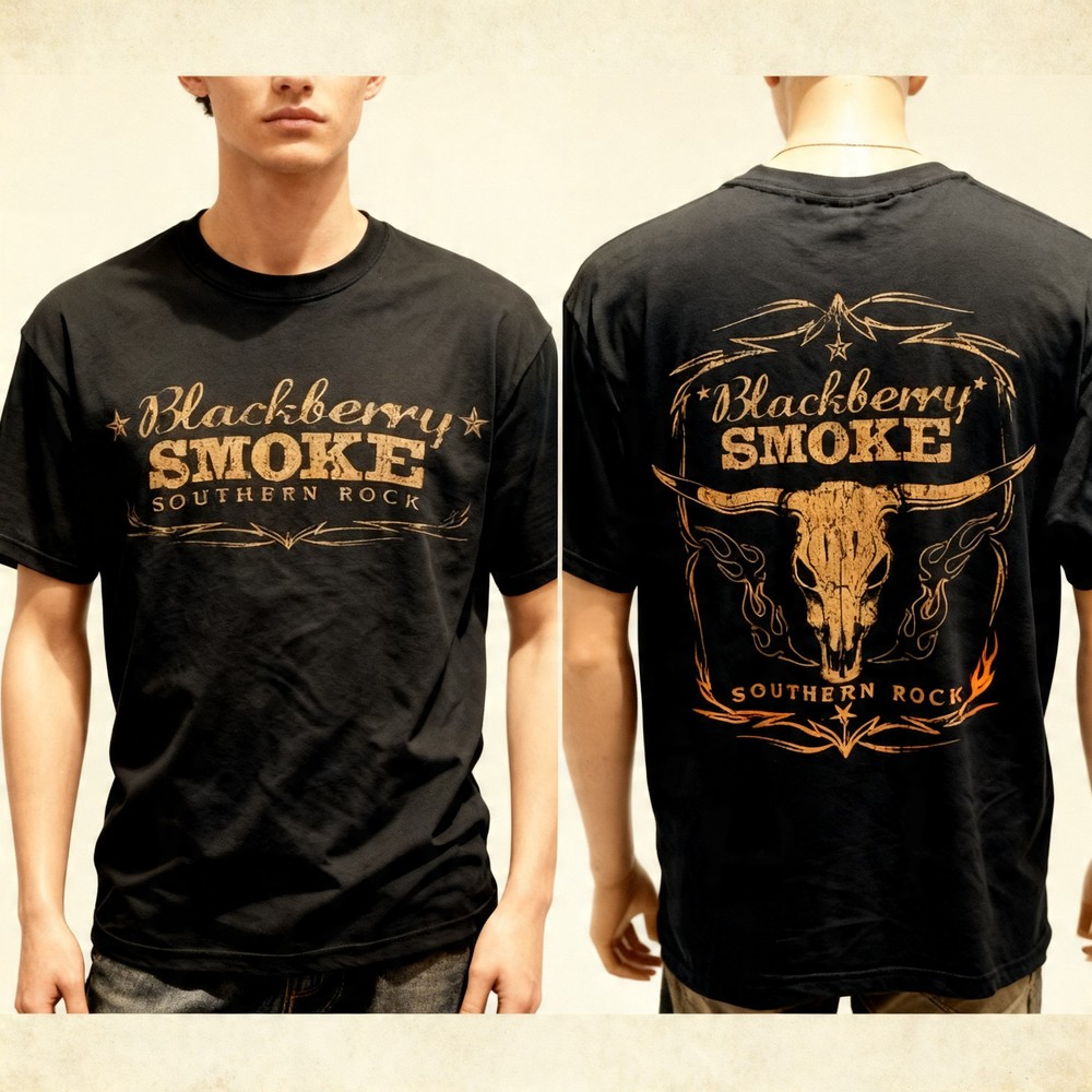 Blackberry Smoke band 2 side short sleeve Unisex T-shirt