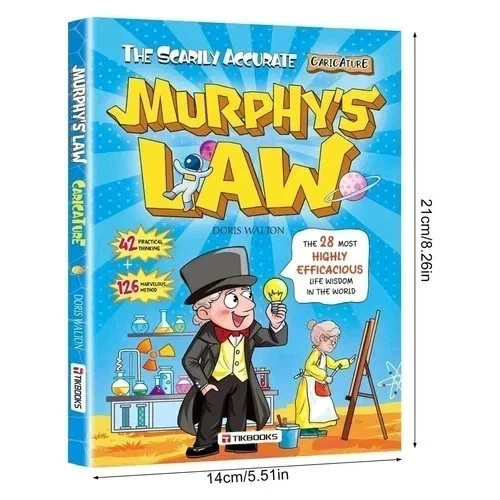 Murphy's Law Learning Book for Kids 8-12 with 128 Pages Paperback Illustrated