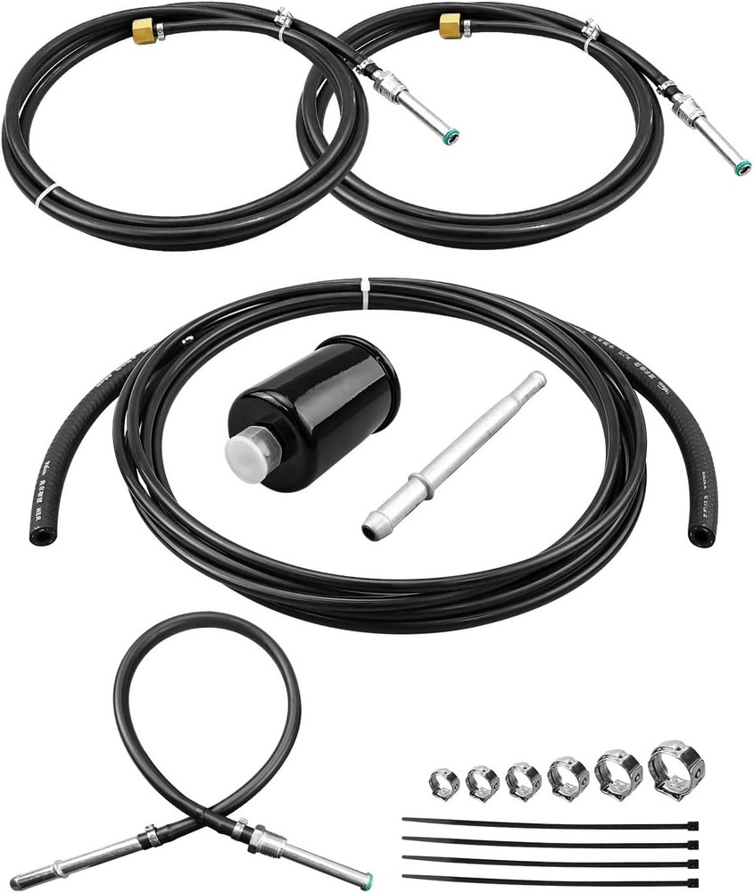 Fuel Line Replacement Kit Fit for Chevy Gmc Gas Trucks 1988-1997, Nylon Fuel