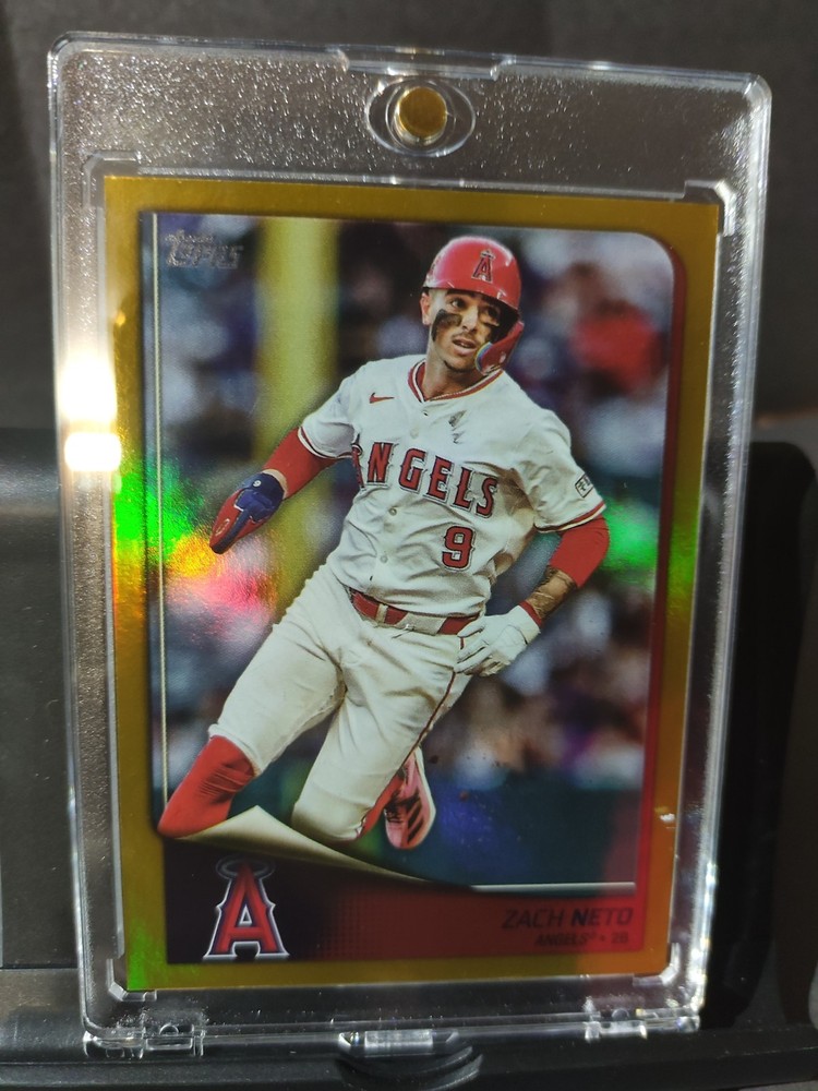 2025 Topps baseball trading flagship Zach Neto gold border /50