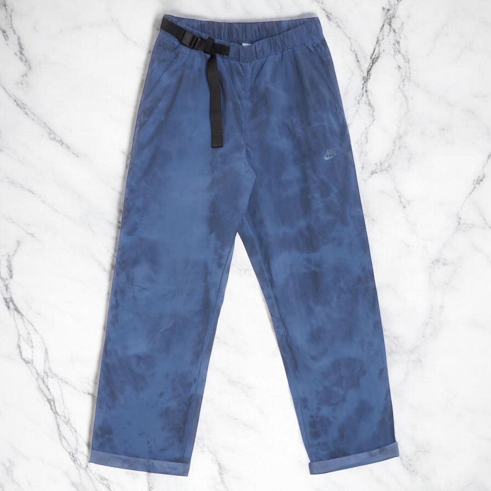 ($150) Nike Sportswear Tech Pack Diffused Blue Nylon Men Pants Dx0243-491 Size M