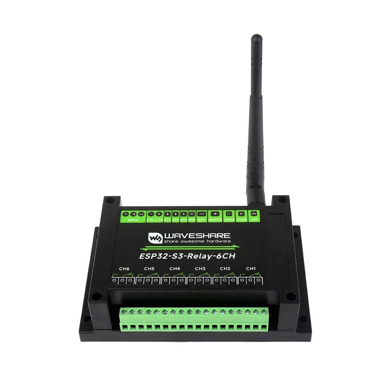 ESP32-S3 Industrial Isolated Main Control Board 6-Channel WiFi Relay Module